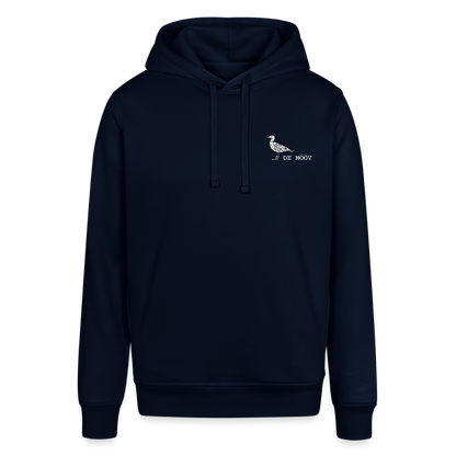 Unisex Bio-Hoodi - de Mööv (weiss) - Navy