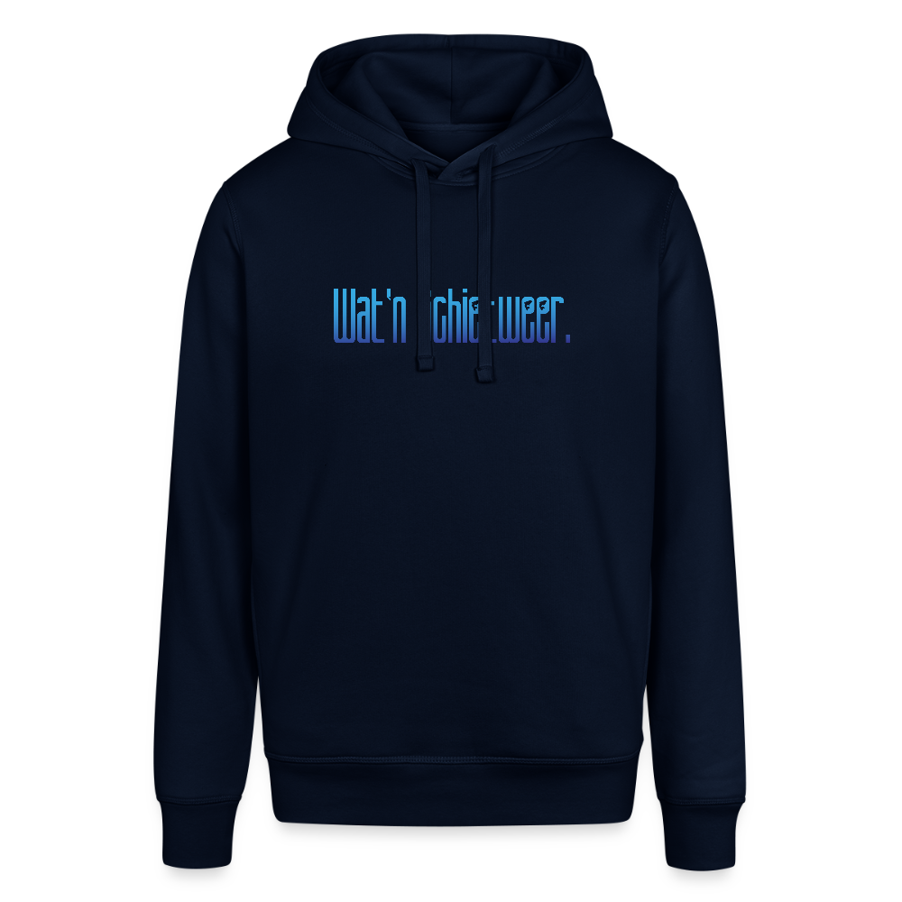Unisex Bio-Hoodie - wat'n Schietweer - Navy