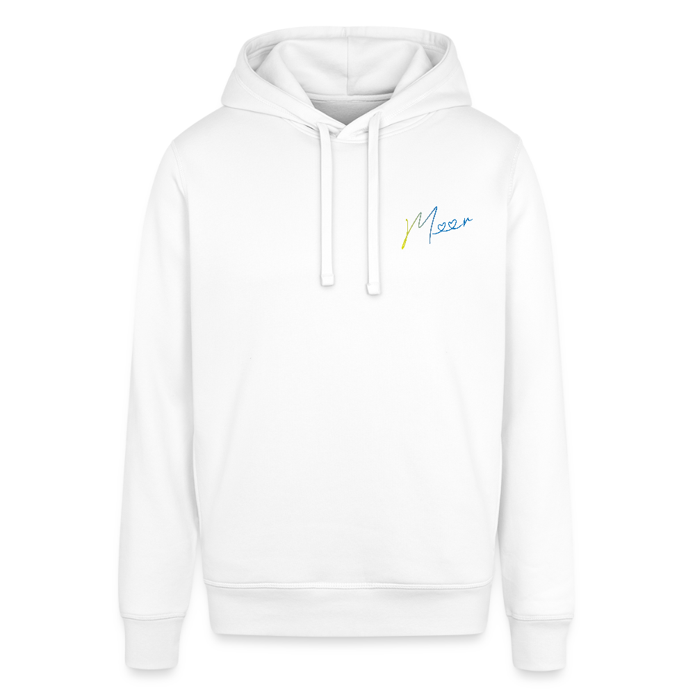 Unisex Bio-Hoodie - Meer - Weiß