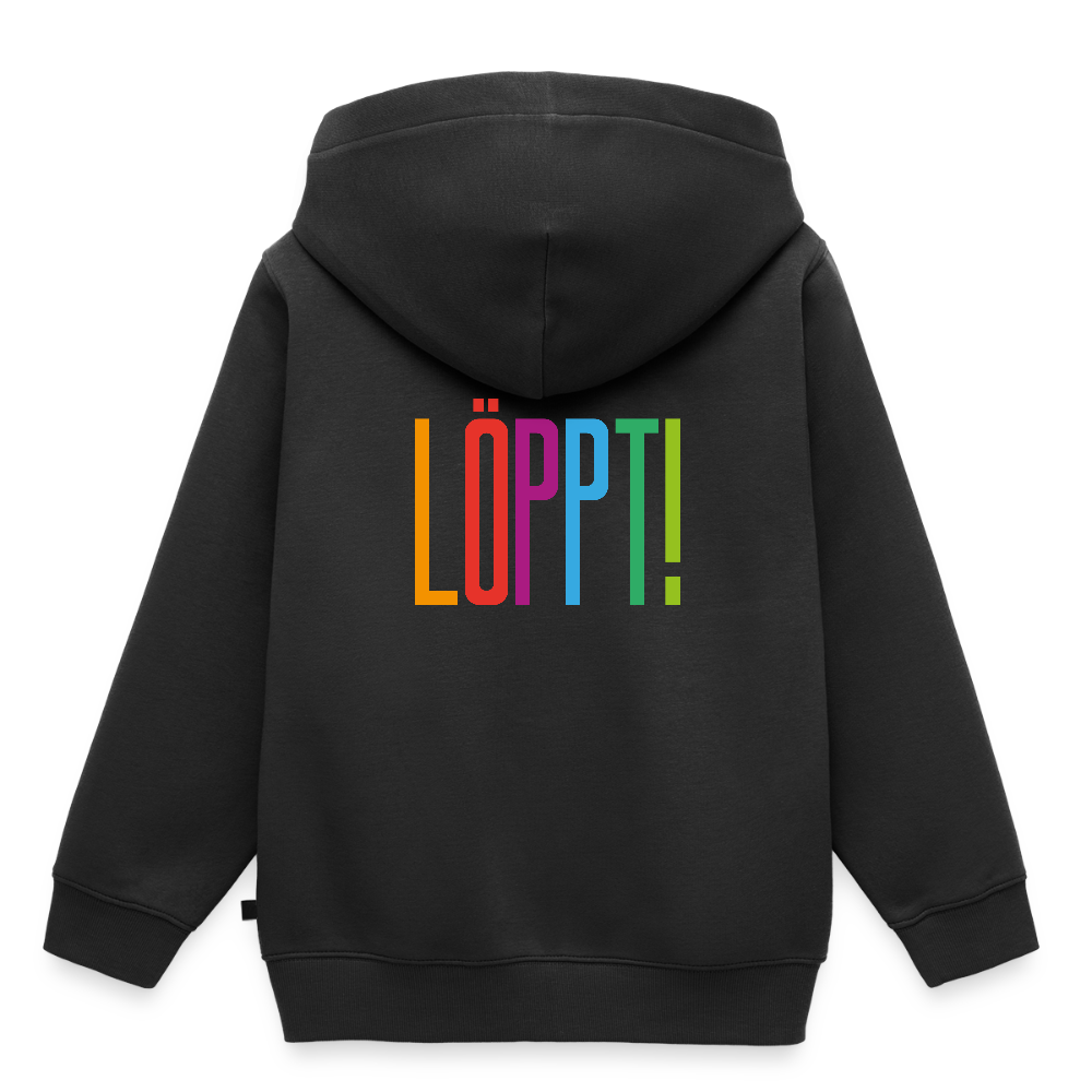 Kinder Premium Hoodie - Schwarz