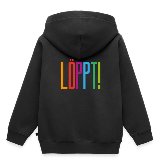 Kinder Premium Hoodie - Schwarz