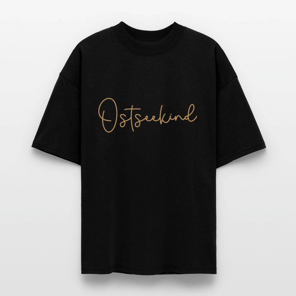 Unisex Oversize Bio-T-Shirt - Ostseekind - Schwarz