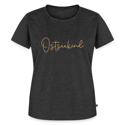Damen Premium Bio T-Shirt - Ostseekind - Anthrazit meliert