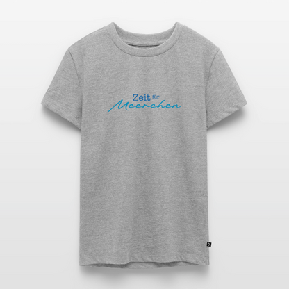 Teenager Premium T-Shirt "Zeit für Meerchen" - Grau meliert