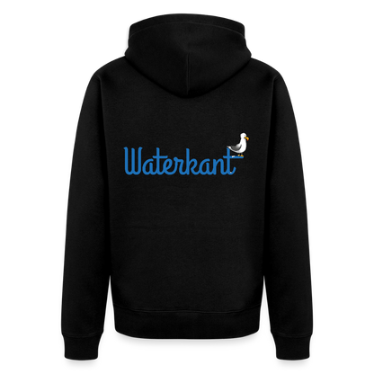 Männer Premium Kapuzenjacke - Waterkant - Schwarz