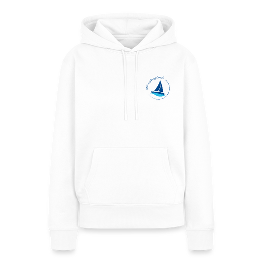 Frauen Premium Hoodie - Küstenglück - Weiß