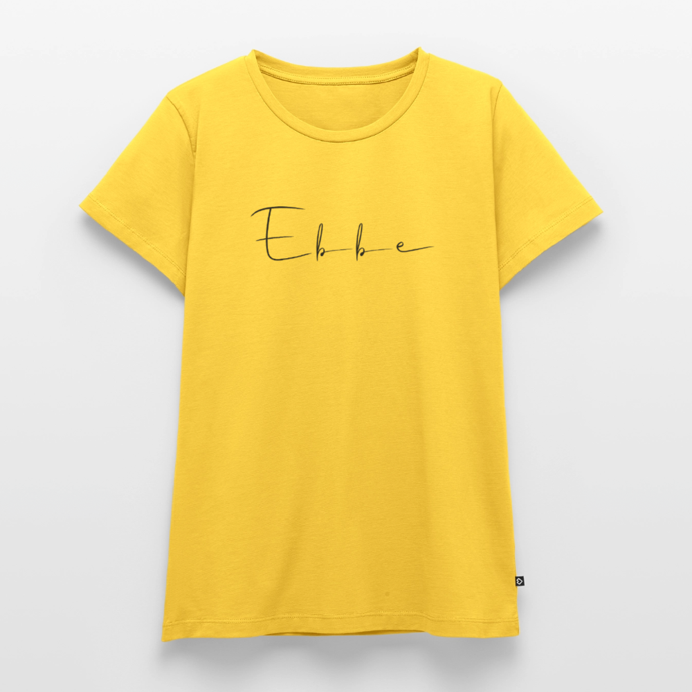 Ebbe - Damen Premium Bio T-Shirt - Sonnengelb