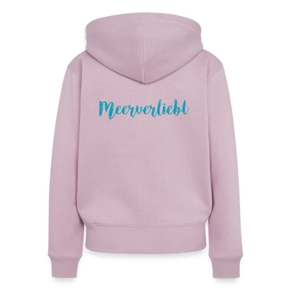 Damen Premium Kapuzenjacke - Meerverliebt - Altrosa