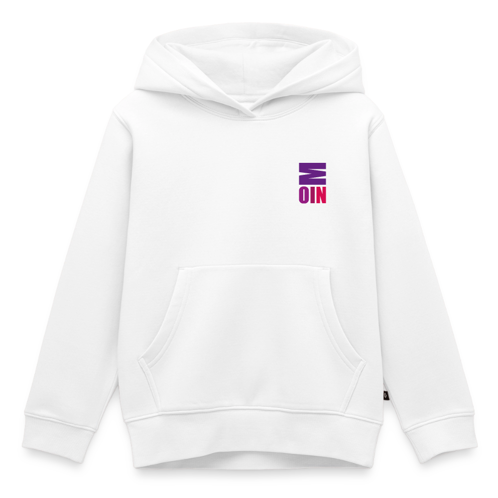 Kinder/Teenager Premium Hoodie "Moin" - Weiß