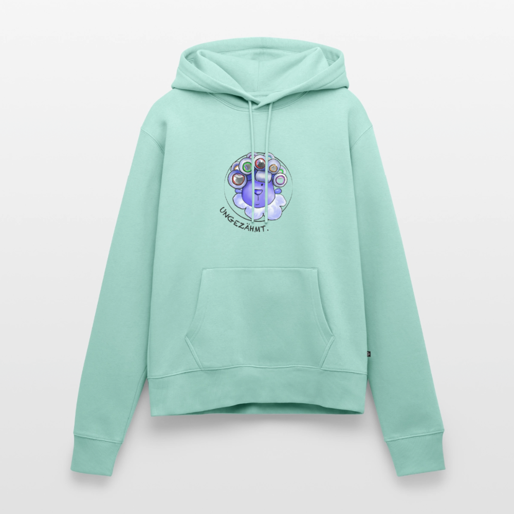 Damen Premium Hoodie - Schaf ungezähmt - Mint 