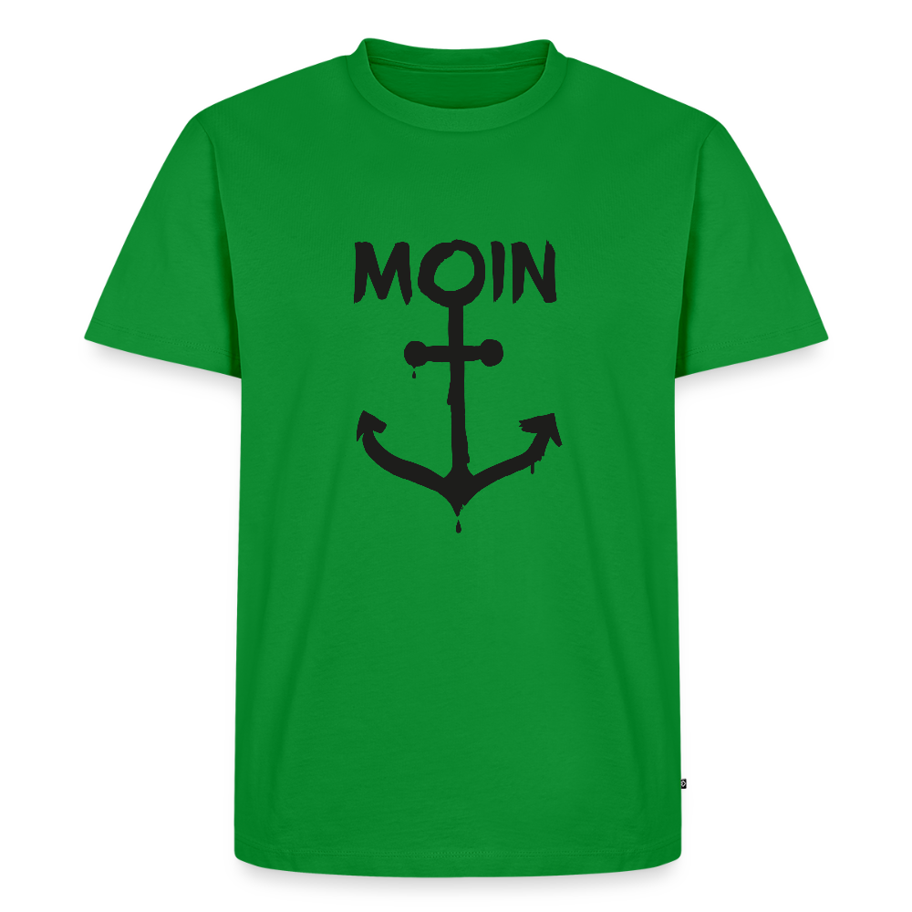 Herren Premium Bio T-Shirt - Moin Anker - Grün