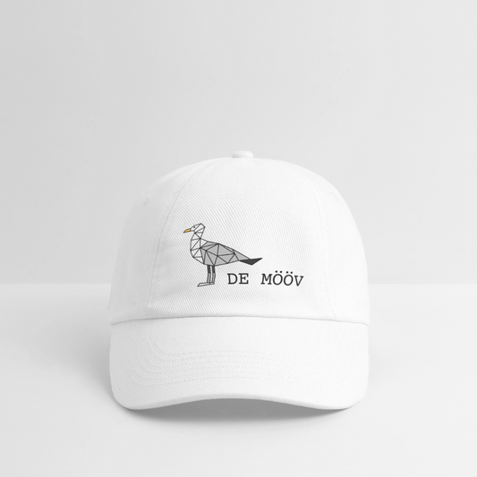Baseballkappe - de Mööv - Weiß/Weiß