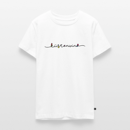 Küstenwind - Teenager Premium T-Shirt - Weiß