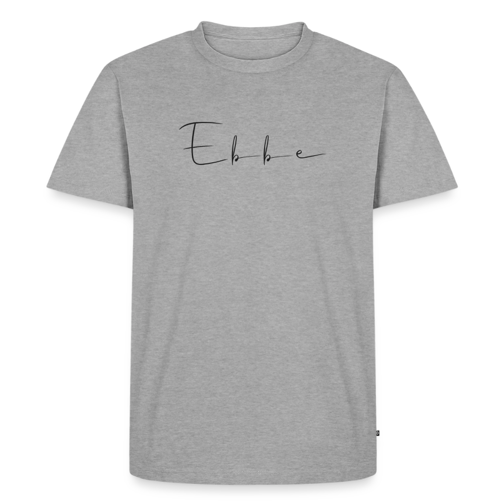 Ebbe - Herren Premium Bio T-Shirt - Grau meliert