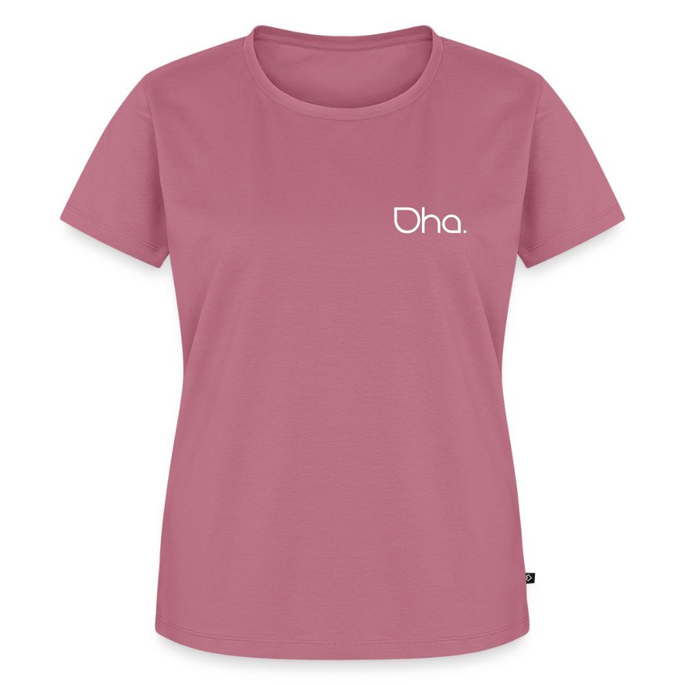 Oha (weiß) - Damen Premium Bio T-Shirt - Mauve