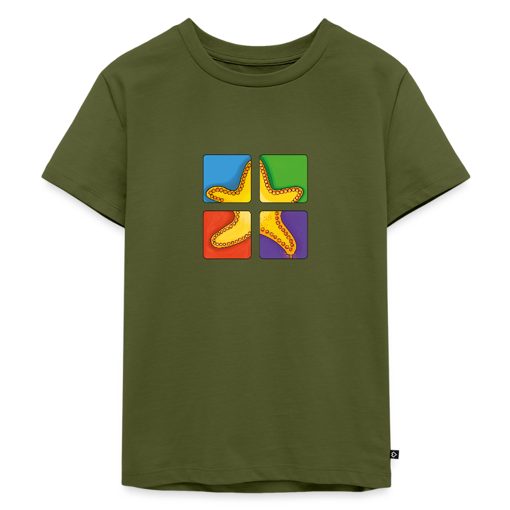 Kinder Premium T-Shirt - Seestern - Khaki