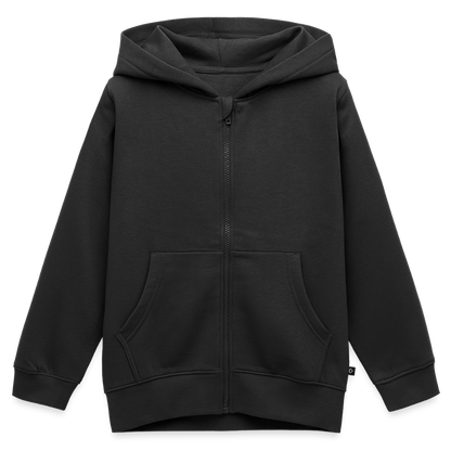 Kinder Premium Kapuzenjacke - Moin Anker (weiss) - Schwarz