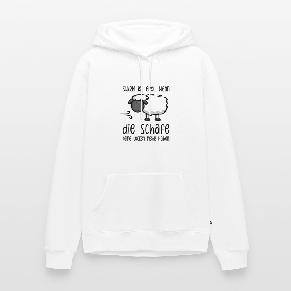 Herren Premium Hoodie - Schaf - Weiß