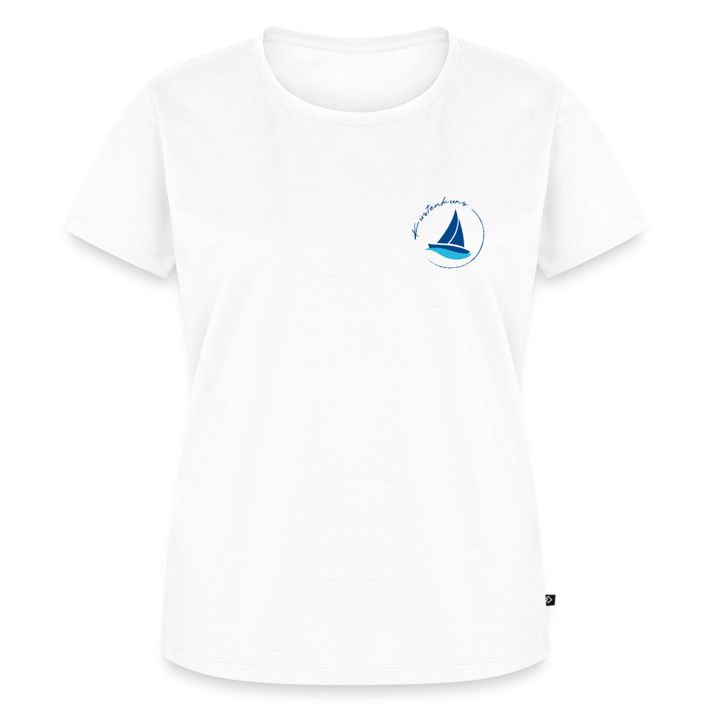 Küstenkurs - Damen Premium Bio T-Shirt - Weiß