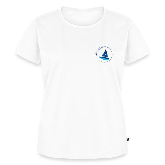 Küstenkurs - Damen Premium Bio T-Shirt - Weiß