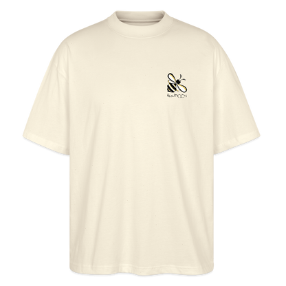 Unisex Oversize Bio-T-Shirt - Plüschmoors - Weißgrau