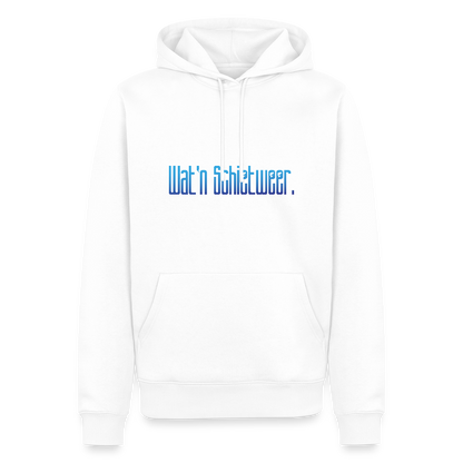 Herren Premium Hoodie - wat'n Schietweer - Weiß
