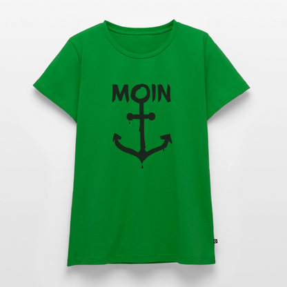Damen Premium Bio T-Shirt - Moin Anker - Grün