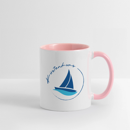 Küstenkurs - Tasse zweifarbig - Weiß/Pink
