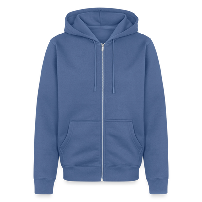 Meerchenhaft Herren Premium Kapuzenjacke im nordischen Stil - Taubenblau