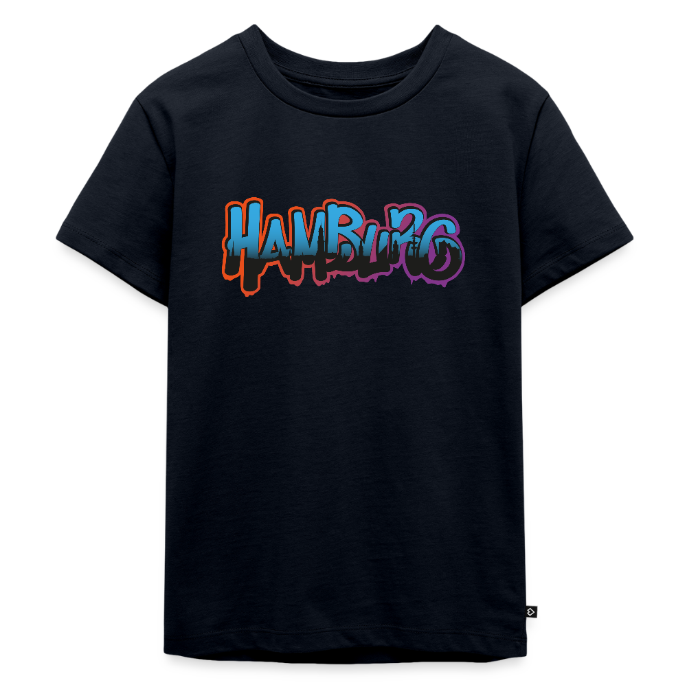 Kinder Premium T-Shirt - Hamburg - Navy