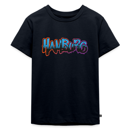 Kinder Premium T-Shirt - Hamburg - Navy