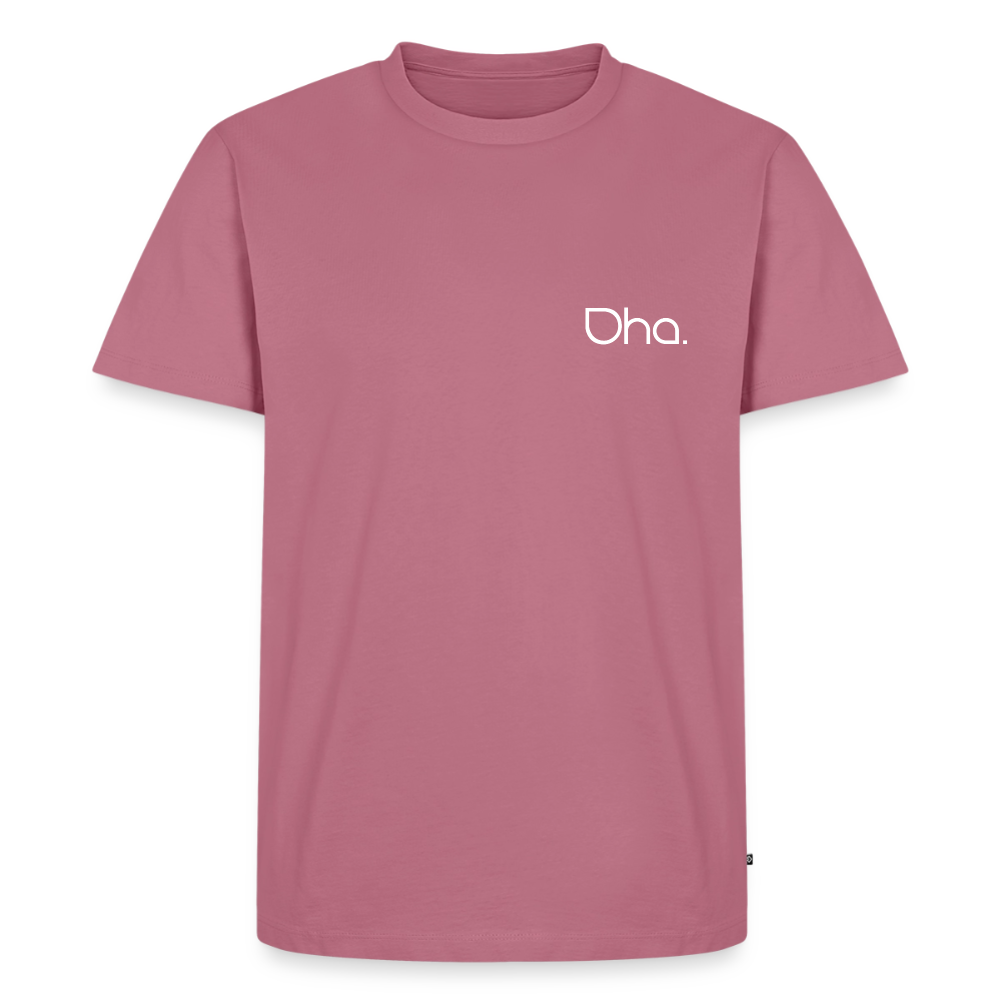 Oha - Herren Premium T-Shirt (weiß) - Mauve
