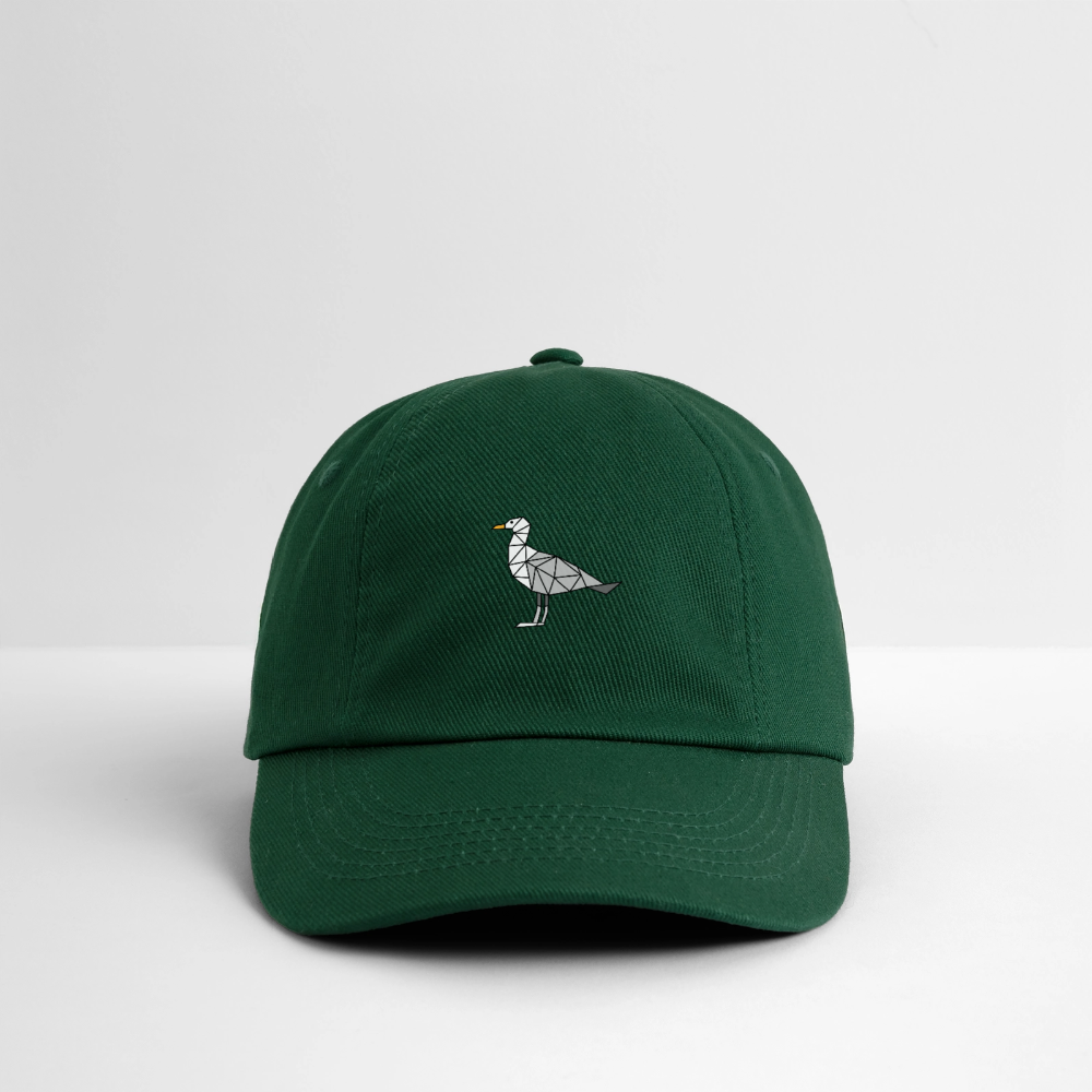 Möwe - Baseballkappe - Flaschengrün