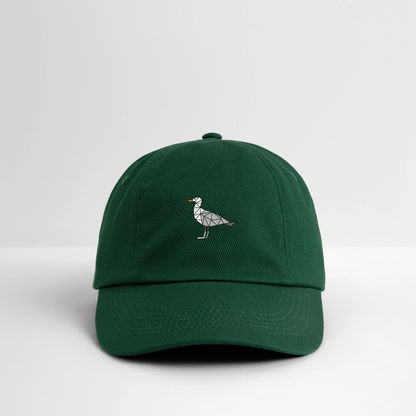 Möwe - Baseballkappe - Flaschengrün