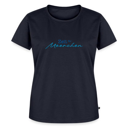 Damen Premium T-Shirt - Zeit für Meerchen - Navy