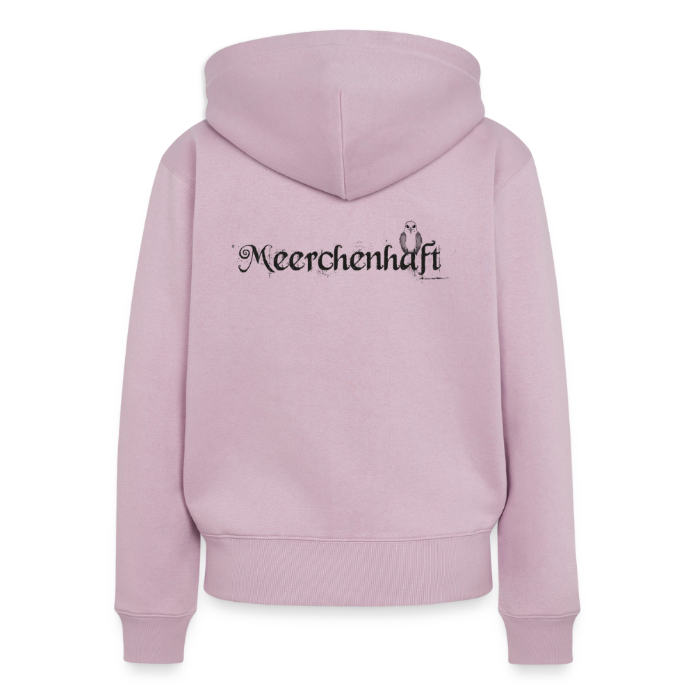 Meerchenhaft Damen Premium Kapuzenjacke im nordischen Stil - Altrosa