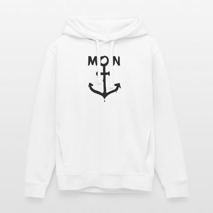 Unisex Bio-Hoodie - Moin Anker - Weiß