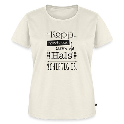 Damen Premium Bio T-Shirt - Kopp hooch - Naturweiß