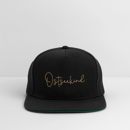 Snapback Cap - Ostseekind - Schwarz/Schwarz