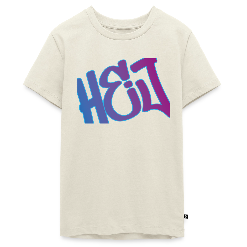 Teenager Premium T-Shirt "Hej" - Naturweiß