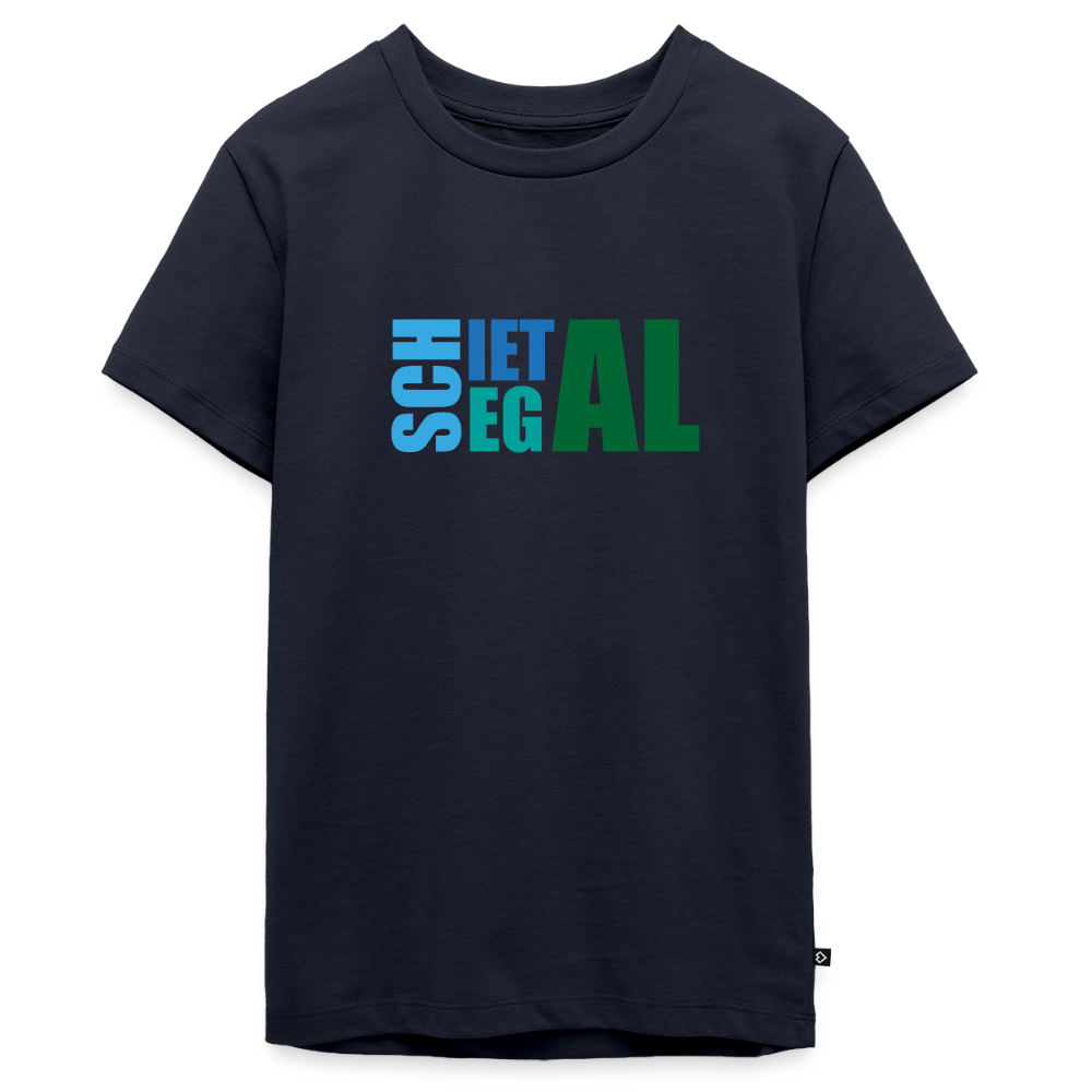 Teenager Premium T-Shirt "Schietegal" - Navy