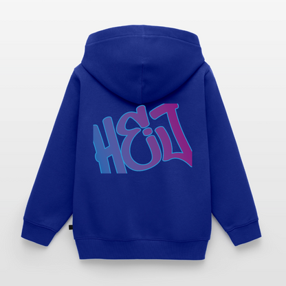 Kinder/Teenager Premium Hoodie "Hej" - Royalblau