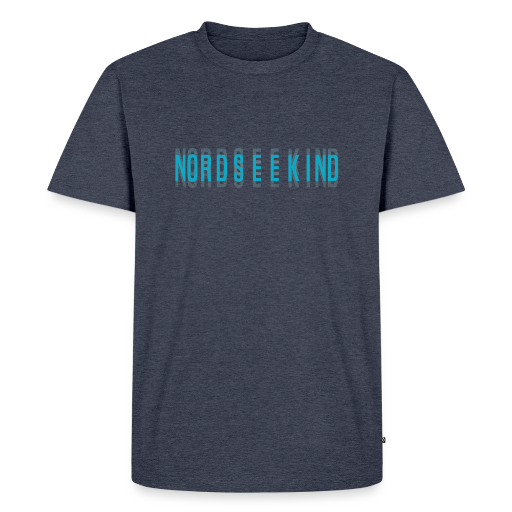 Nordseekind Herren Premium T-Shirt - Jeansblau 