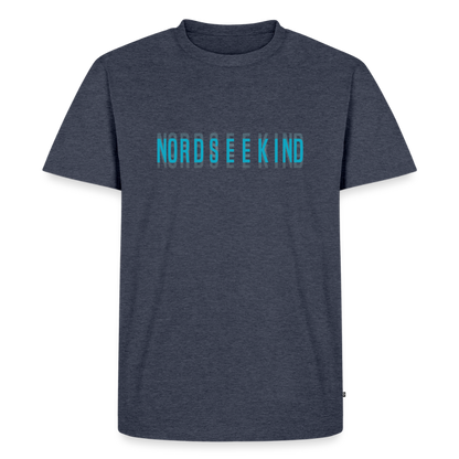 Nordseekind Herren Premium T-Shirt - Jeansblau 