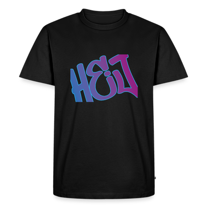 Herren Premium Bio T-Shirt - Hej - Schwarz