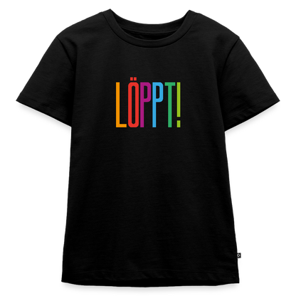Kinder Premium T-Shirt - Löppt! - Schwarz