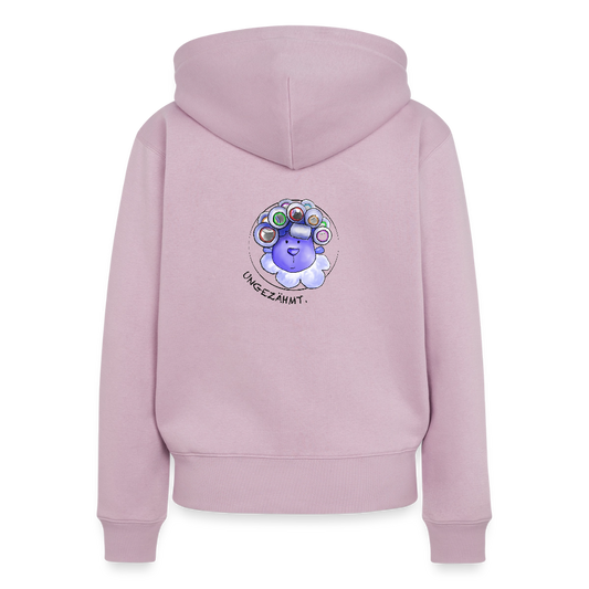 Damen Premium Kapuzenjacke - Schaf ungezähmt - Altrosa