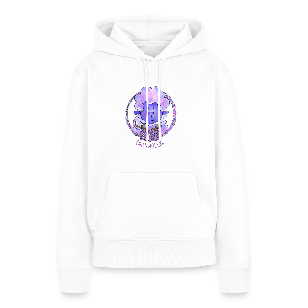 Frauen Premium Hoodie - Eigenwollig - Weiß