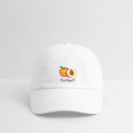 Baseballkappe - Plüschappel - Weiß/Weiß
