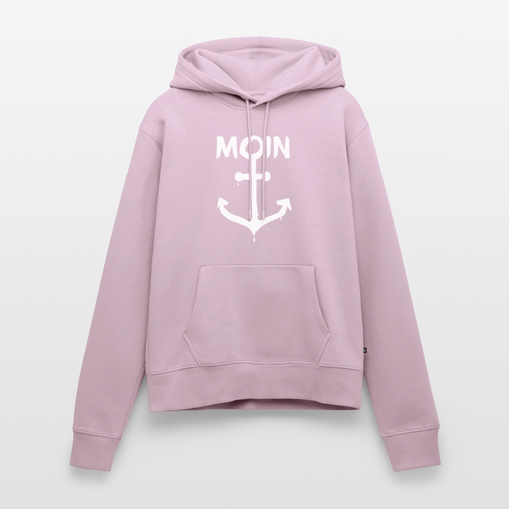 Damen Premium Hoodie - Moin Anker (weiss) - Altrosa